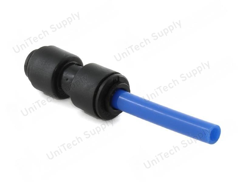 Reducing straight connector Ø 6-4 mm with hose L 36 mm - JG - 30000823