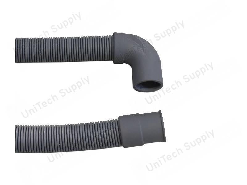 Drain pipe PPE Ø 40 mm 90°+ Ø 44 mm 180° L 2000 mm - 30018840, 65006860