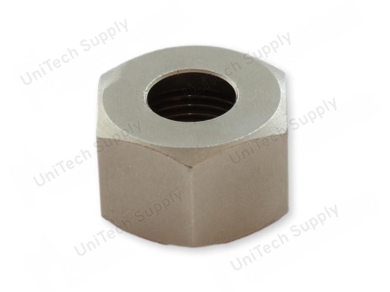 Hexagon nut 3/8''F with hole Ø 10.4 mm - H 14 mm - 2907200